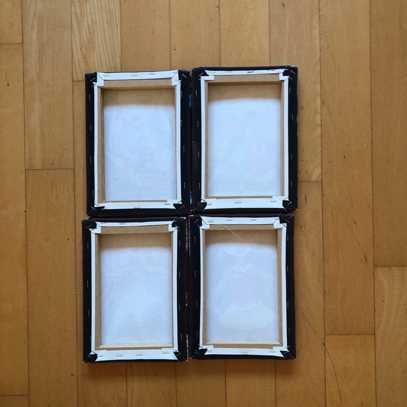 Kinderzimmer Deko Monster high 4 Rahmen Bilder