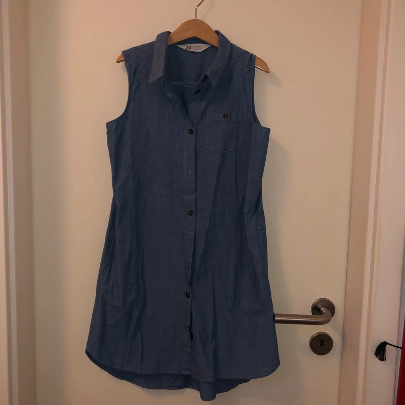 Jeans Kleid blau Gr.140 H&M