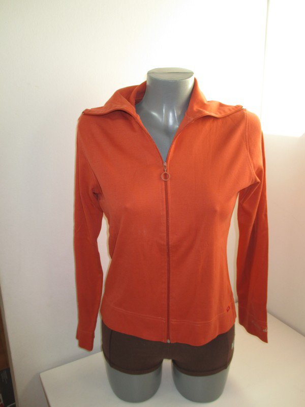 Dünne Sweatjacke Gr.S orange