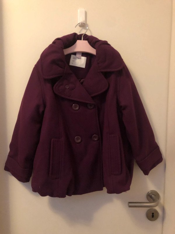 Neuer Wollmantel lila Miss Girl neu