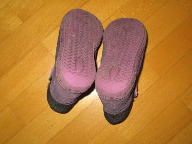 Dunkellila Schuhe Übergang Gr. 25 Herbst Richter