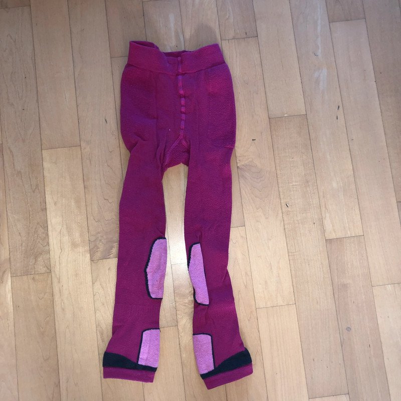 Warme Leggings Ski Gr.134-140 Strumpfhose ohne Füße
