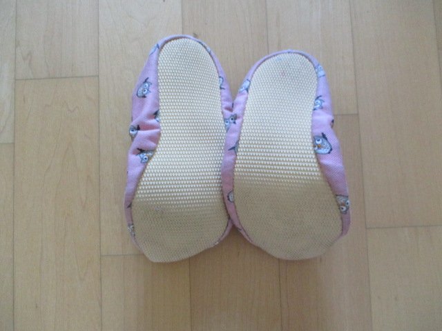 Turnschläppchen mit Eulen Gr.31 rosa