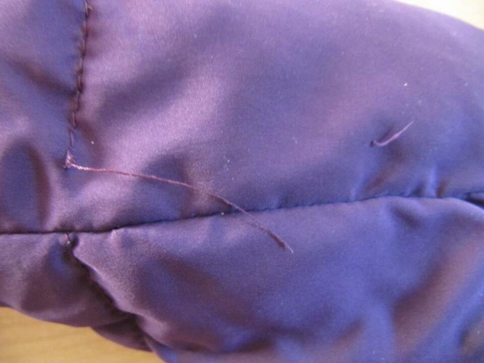 Lila Steppjacke mit Kapuze Gr.92 Baby Club