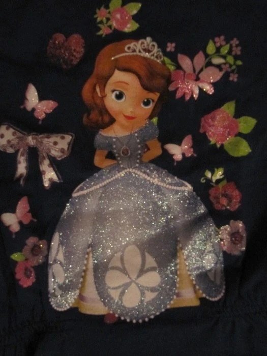 Süßes Set Sofia die Erste Jeans Gr.92 Glitzer