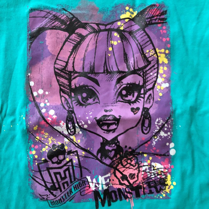 Langarm Shirt Türkis Gr.122 Monster high 