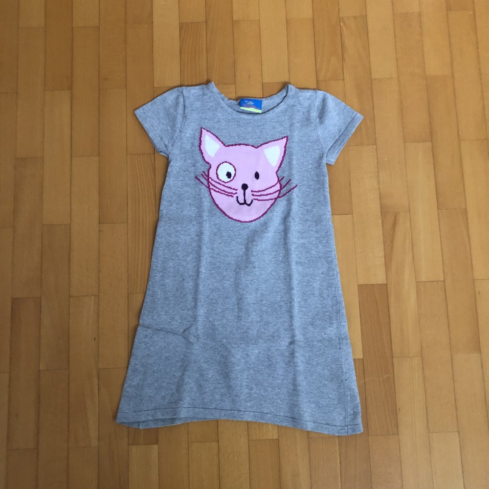 Feinstrickkleidchen Gr.116 topolino Katze 