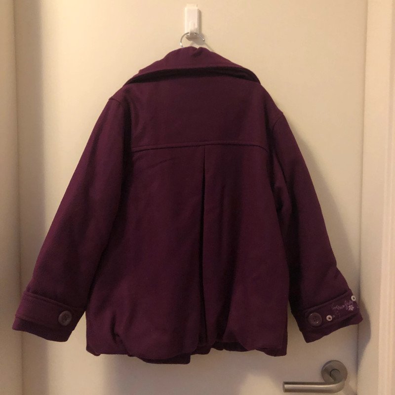 Neuer Wollmantel lila Miss Girl neu