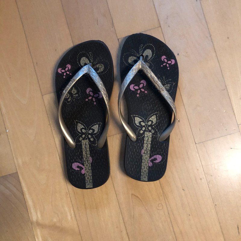 Flip Flops Braun gold Gr.33/34