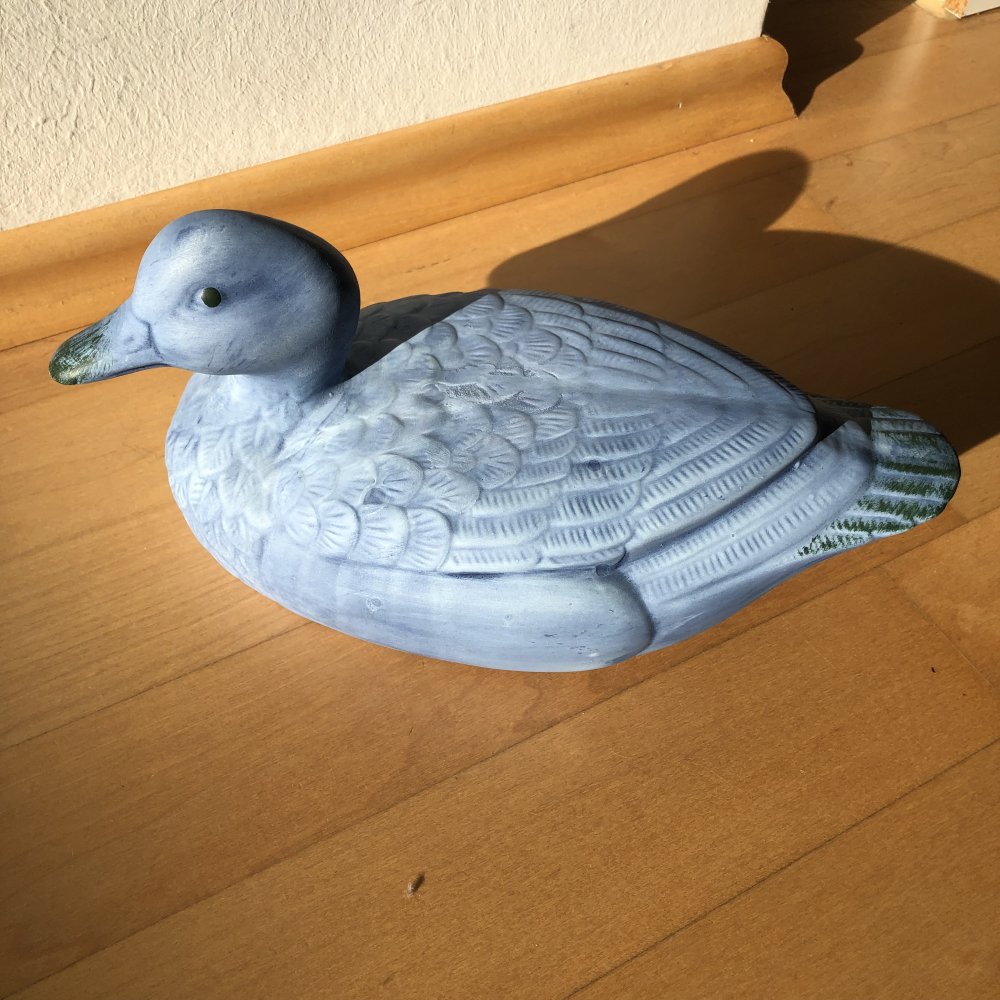 Hübsche blaue Ente true vintage