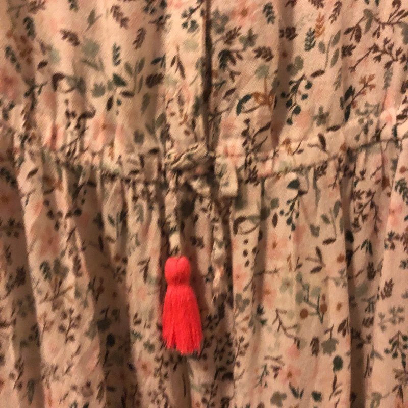 Leichtes Kleidchen Gr.128 Reiterin mit Pferd