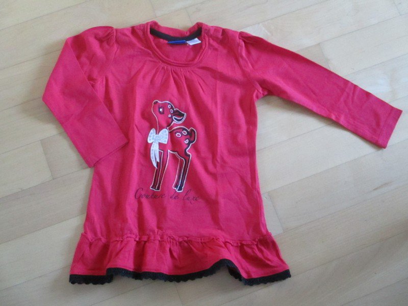 Süßes langarm Shirt mit Reh Gr.86/92