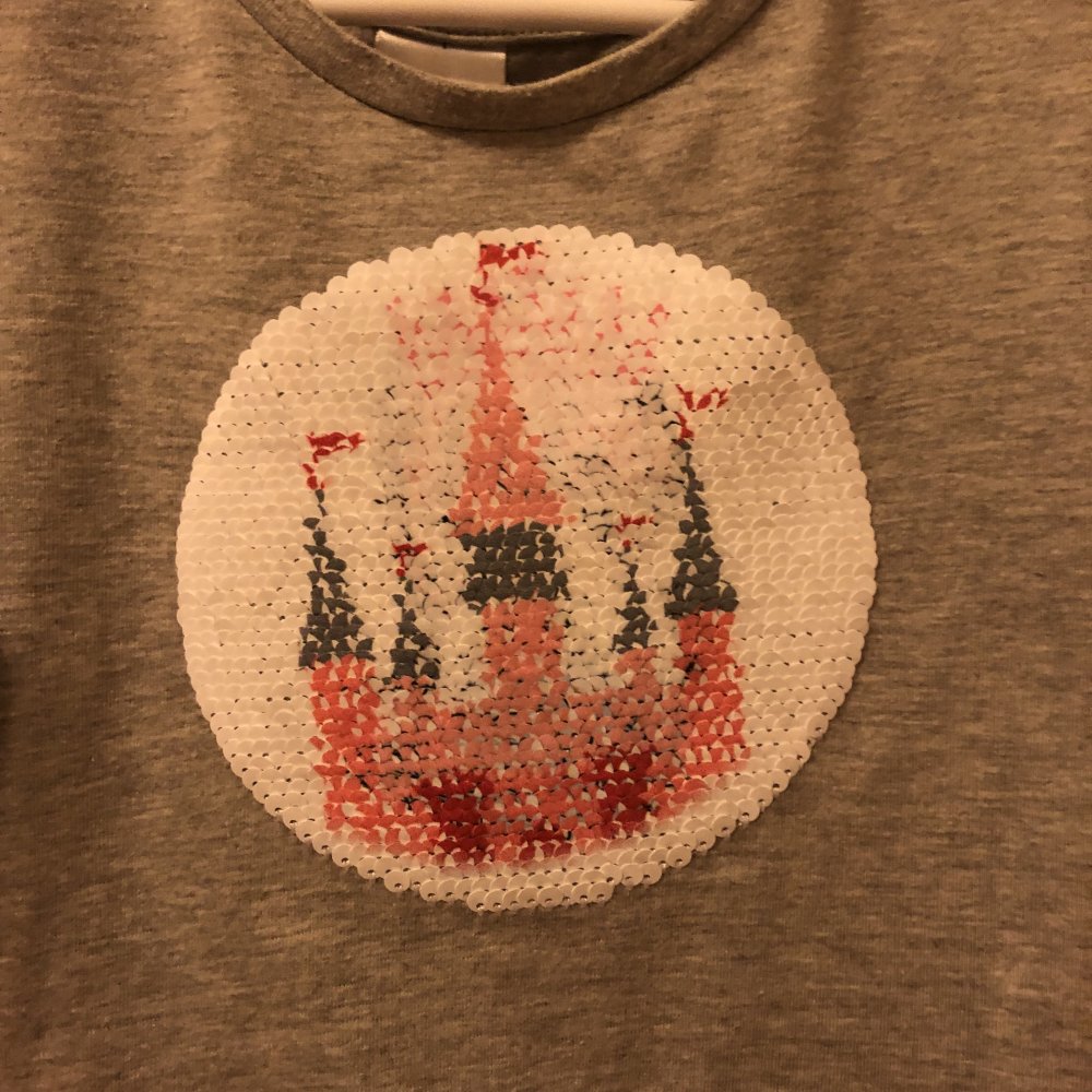 Süßes Wendepaillettenkleid Gr.116 Palomino Schloß Prinzessin