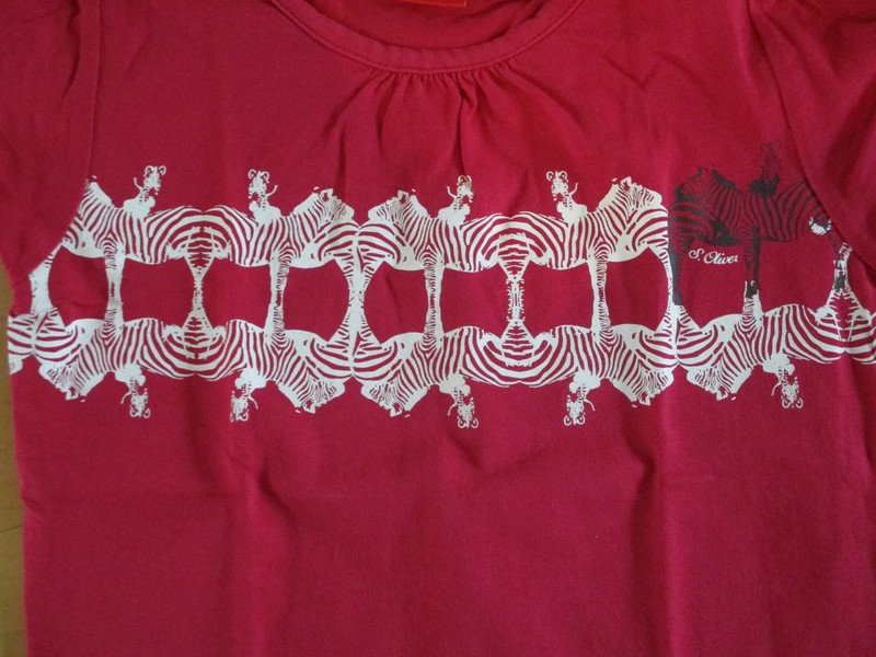 Tolles Shirt S.Oliver Gr.104/110 Zebras