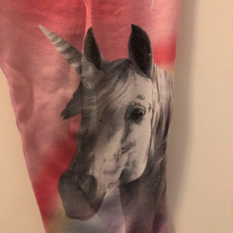Leggings Einhorn Gr. 116/122