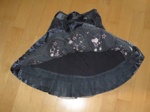 Rock in tollem Blauton Sterne glitzer Gr.110