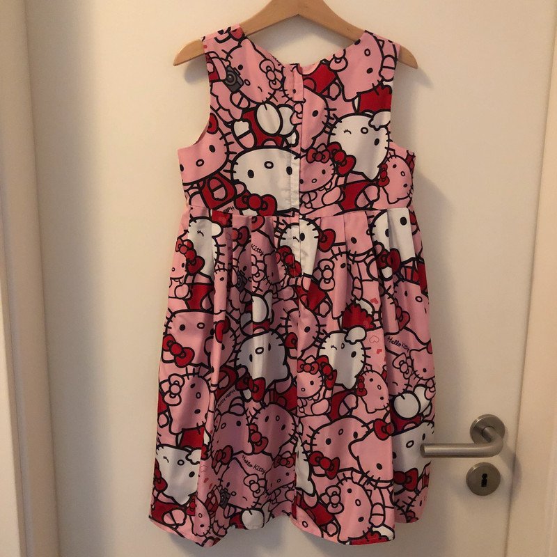 Kleid Hello Kitty chic glänzend Gr.128 H&M