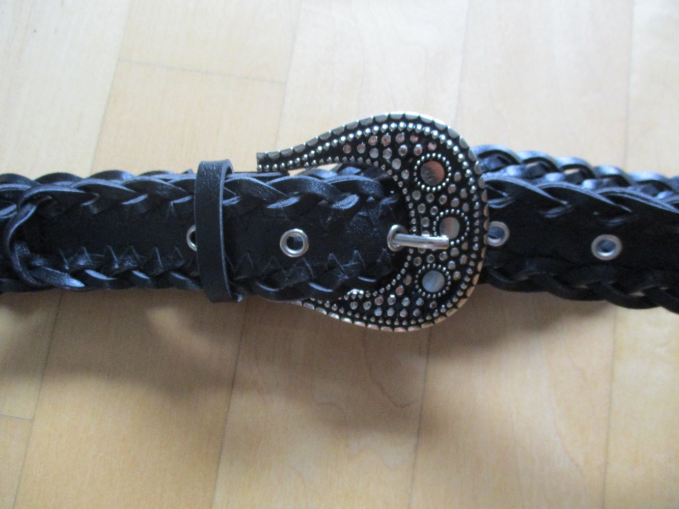 Schwarzer Gürtel vintage