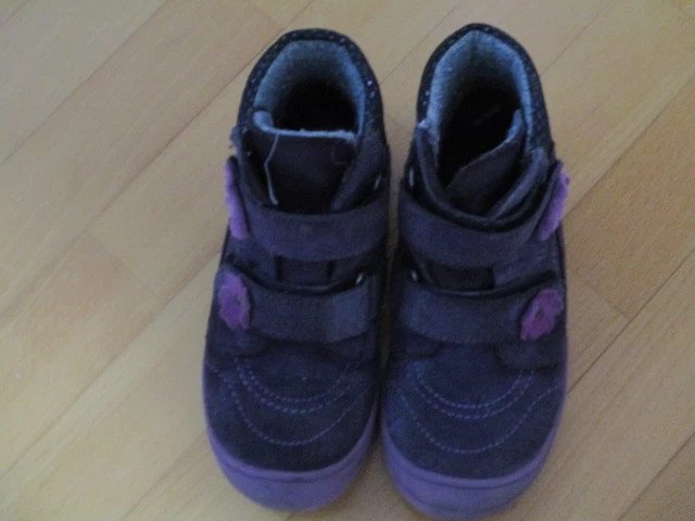 Dunkellila Schuhe Übergang Gr. 25 Herbst Richter