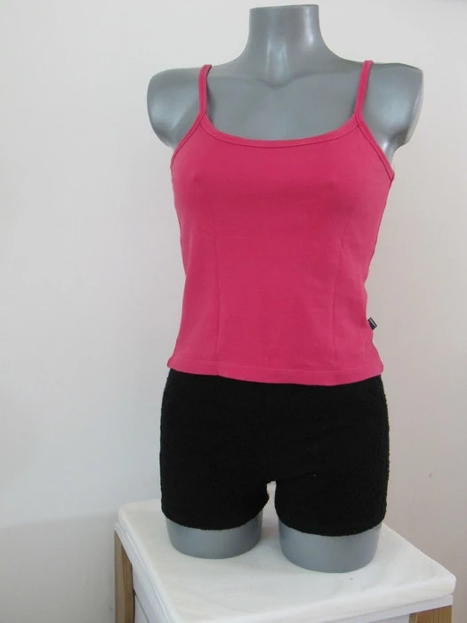 Pinkes Top Spaghettiträger