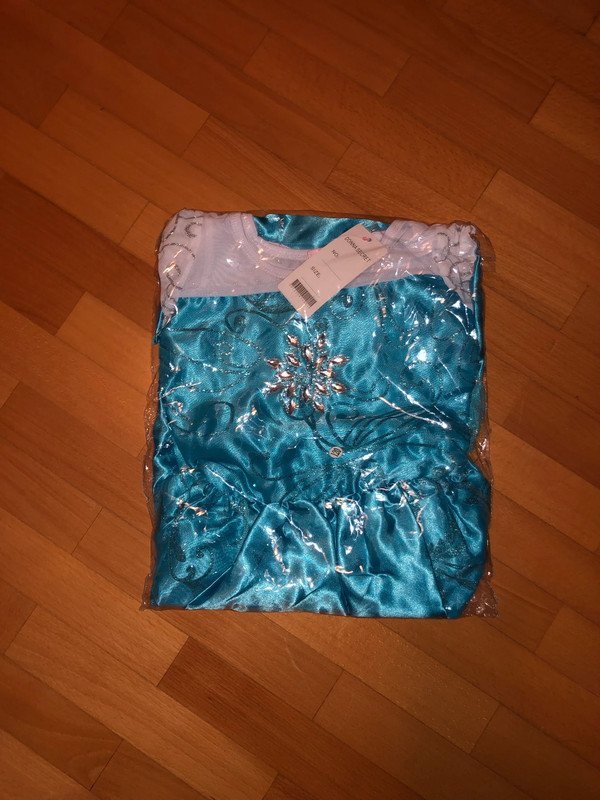 Blaues Prinzessinnen Kostüm Gr.120 Verkleidung neu