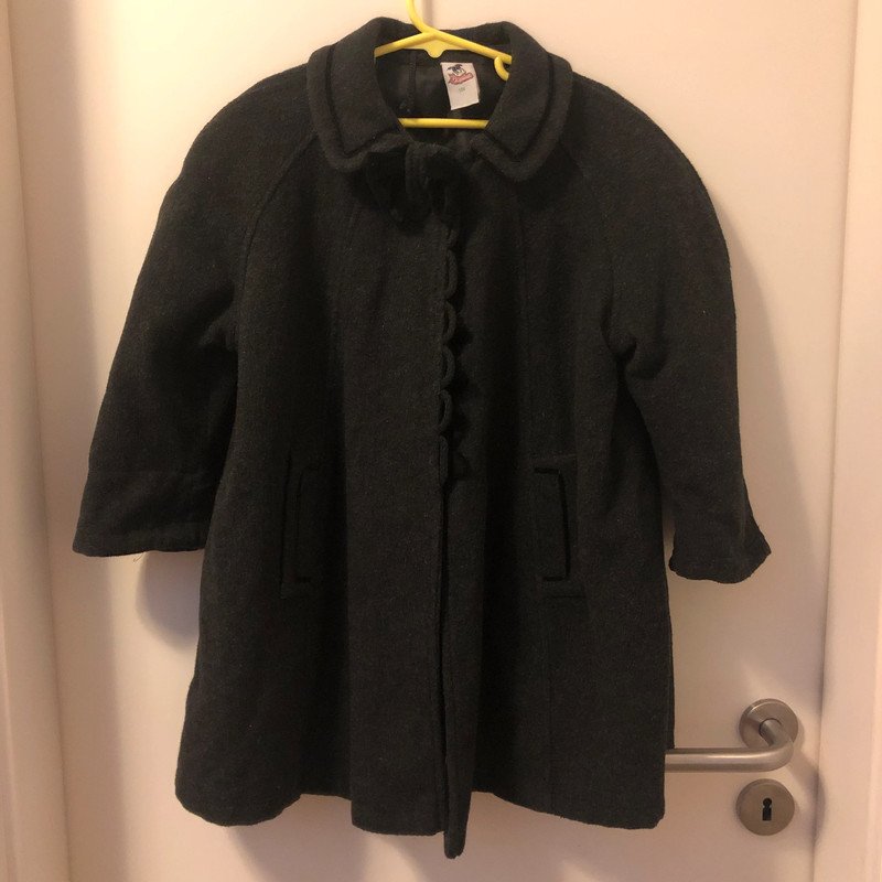 Grauer Mantel Gr.104 