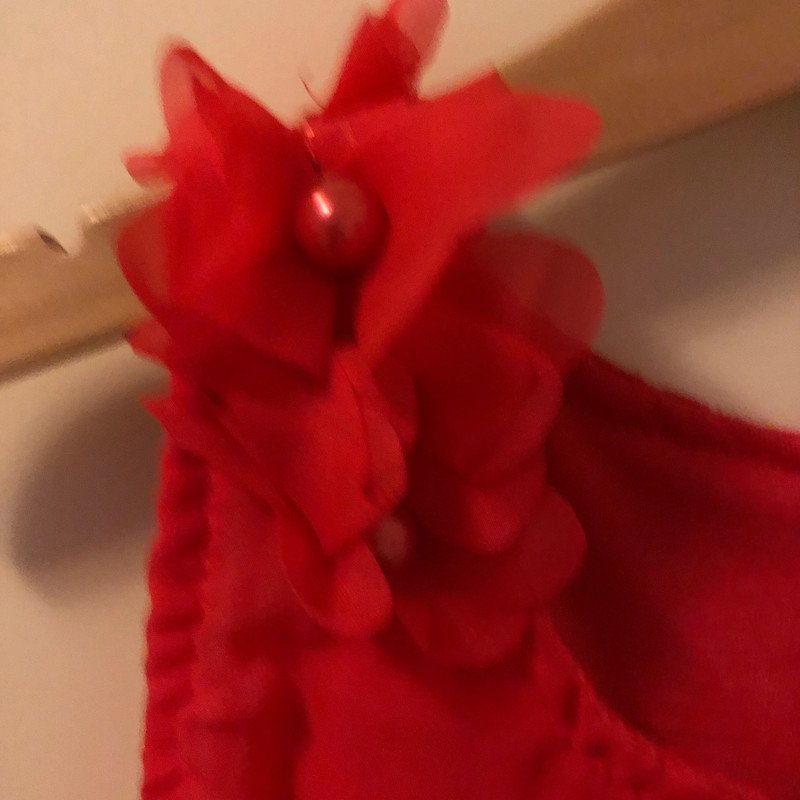 Super süßes Kleid korallrot Gr. 120