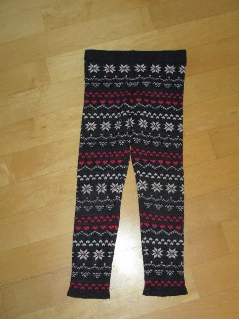 Winterleggings mit tollem Muster 