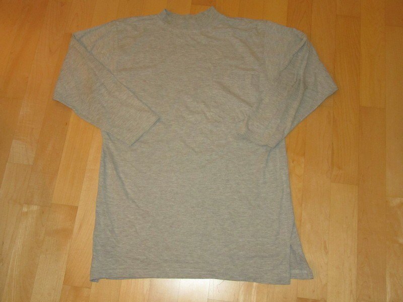 Langarm Shirt grau vintage retro oversize