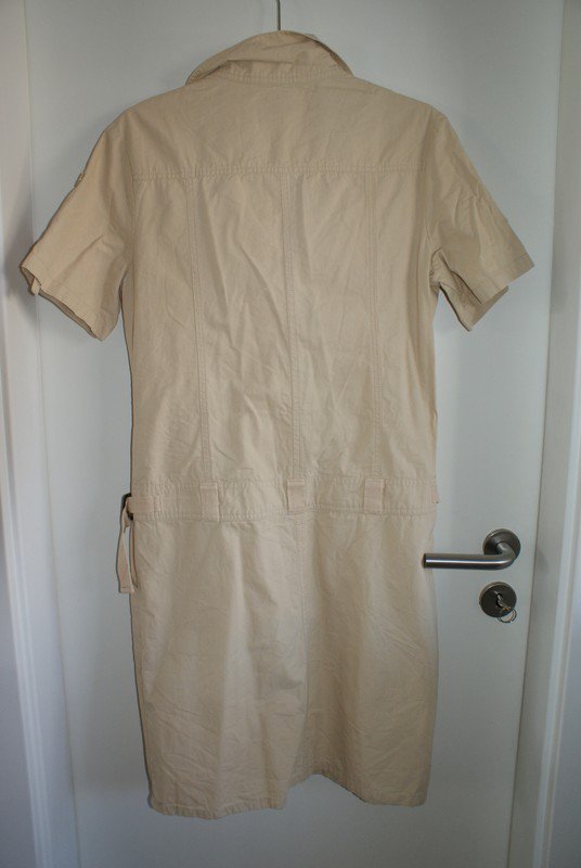 Beiges Sommer Kleid Gr.176 sportlich