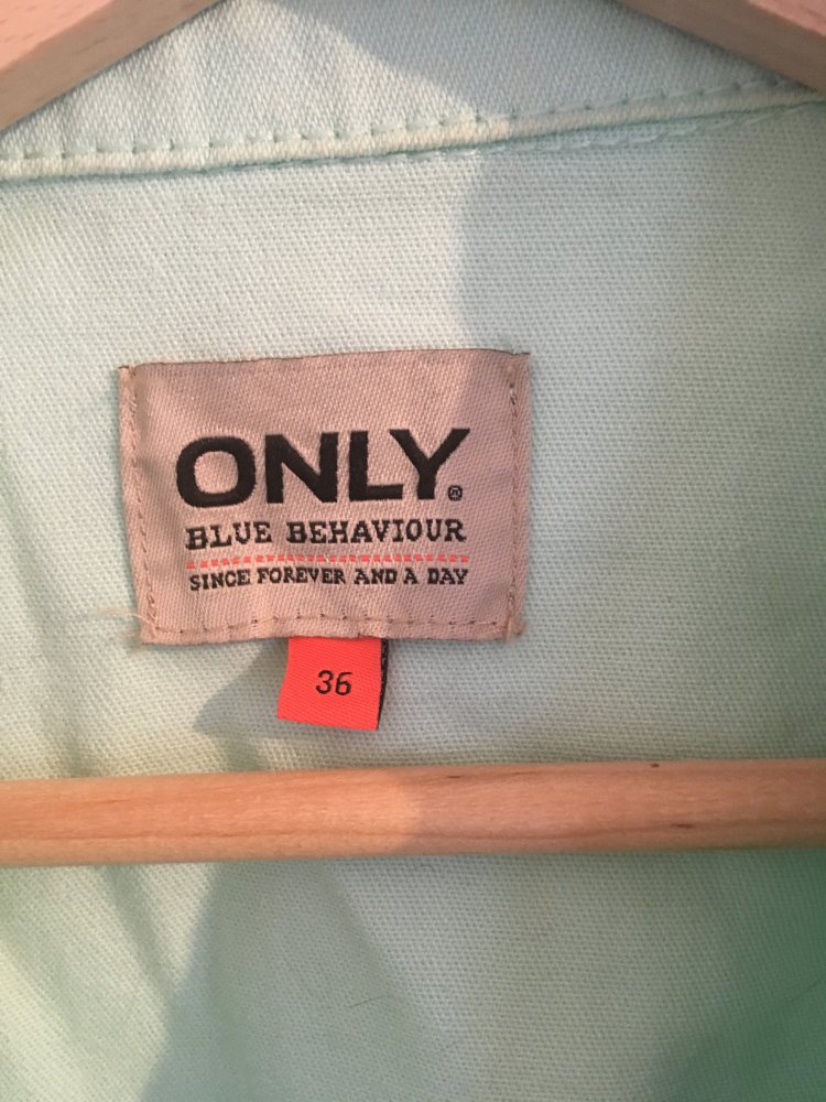 Color denim Jacket - mint/türkis