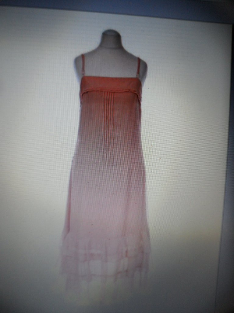 VERO MODA Kleid Volants Rüschen Plisse aktueller Look Rosa S 36 Abiball ansehn