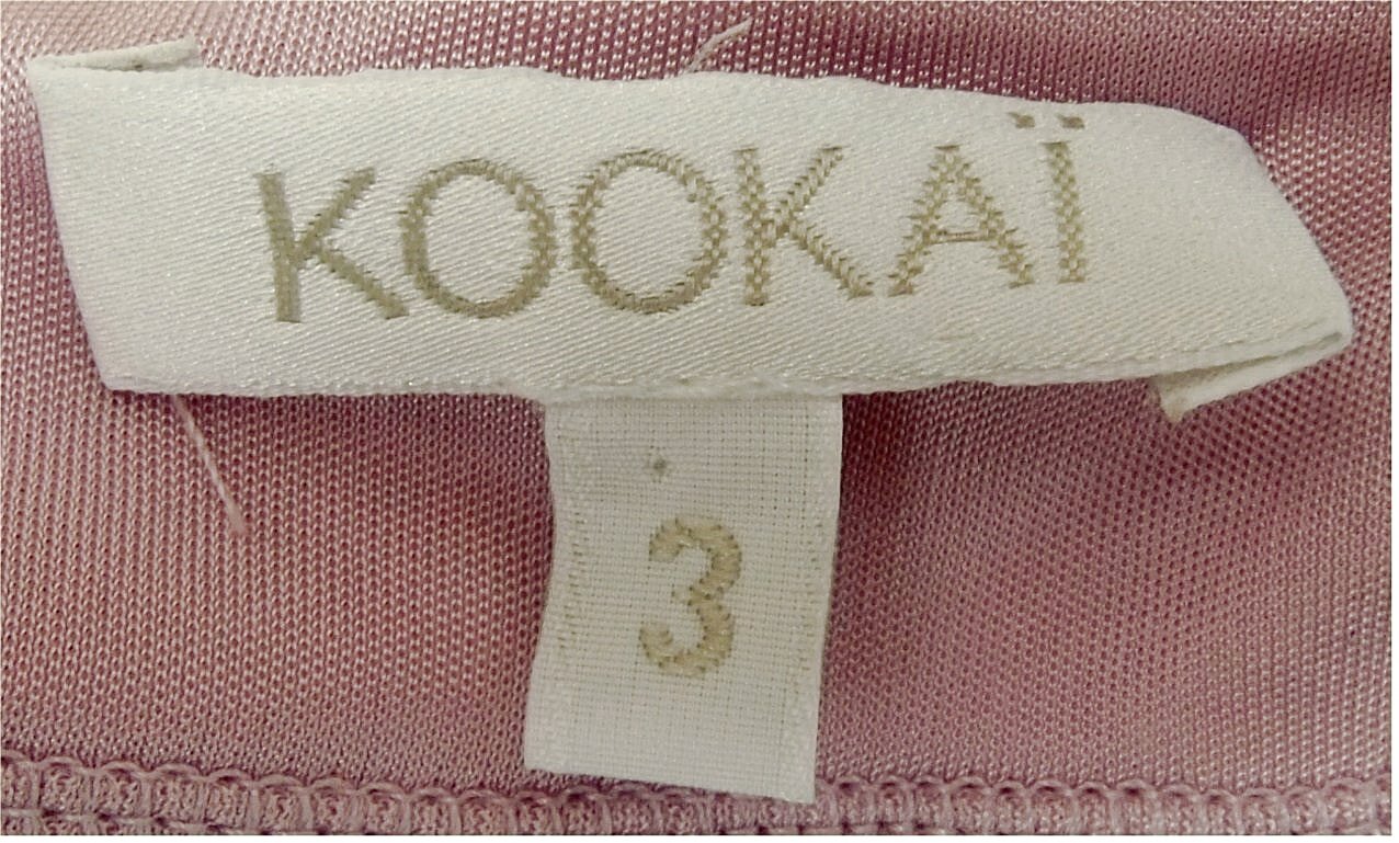 Top / Rock Kombination von Kookai - Größe 3 und 2 - grüngelb gemustert