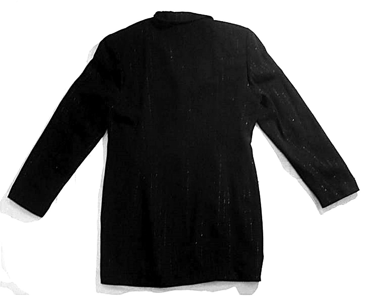M. trend Business-Jacke - Größe 40 - schwarz mit glitzernden Längsstreifen 