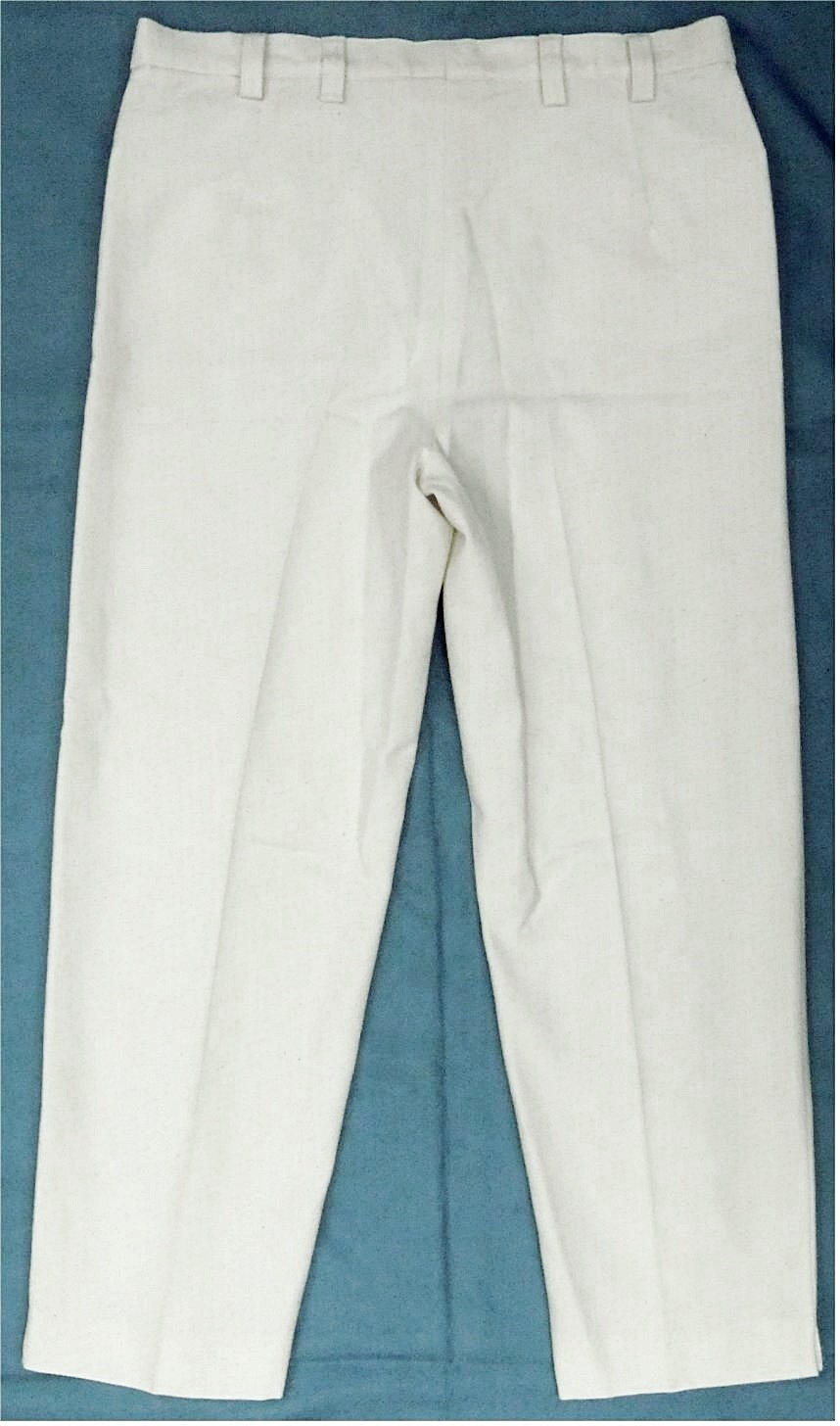 Michele Bundfalten-Hose cremeweiß - Größe 40 - Mit flauschigem Schurwollstoff