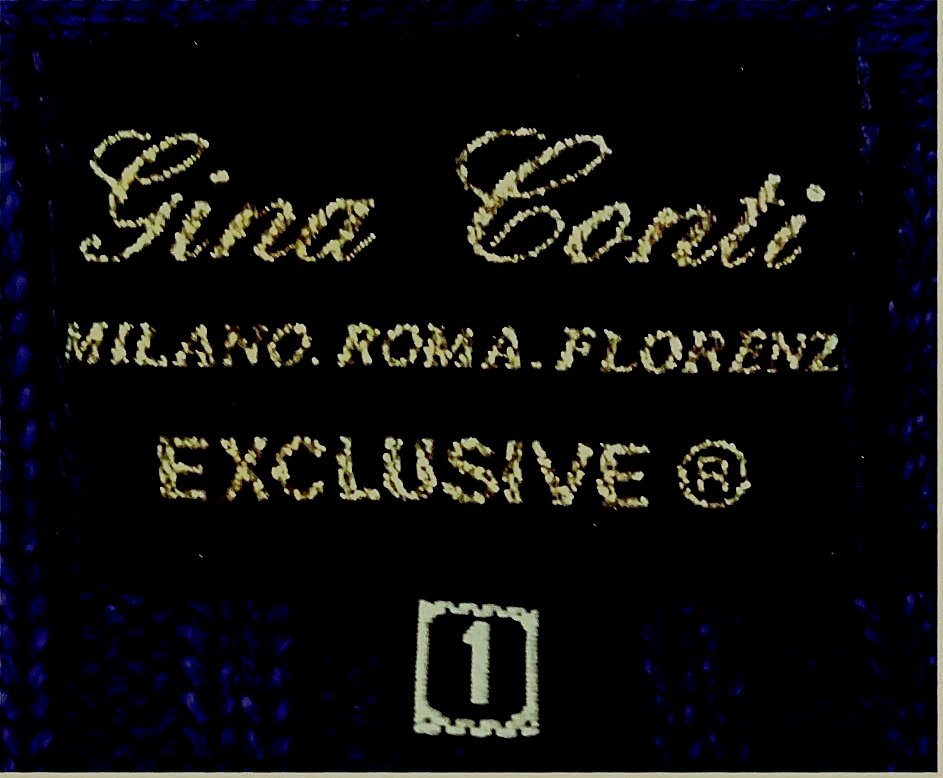 Gina Conti Damen-Pullover / Pulli im kräftigen blau - Mit großspurigem Glitzer-Reißverschluß - Größe 44