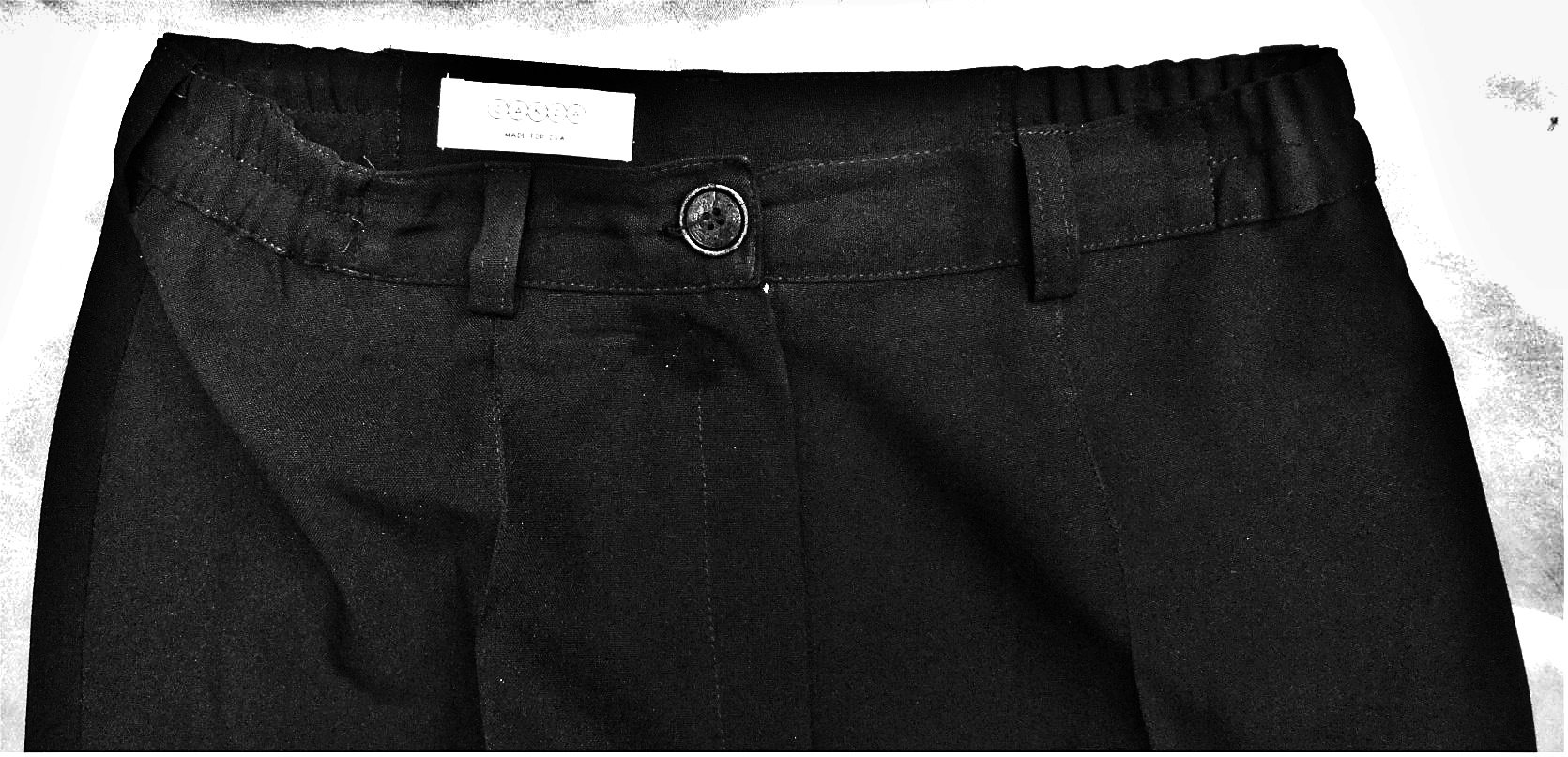 Canda C&A Steghose / Bundfalten-Hose - dunkelblau - etwa Größe 38 