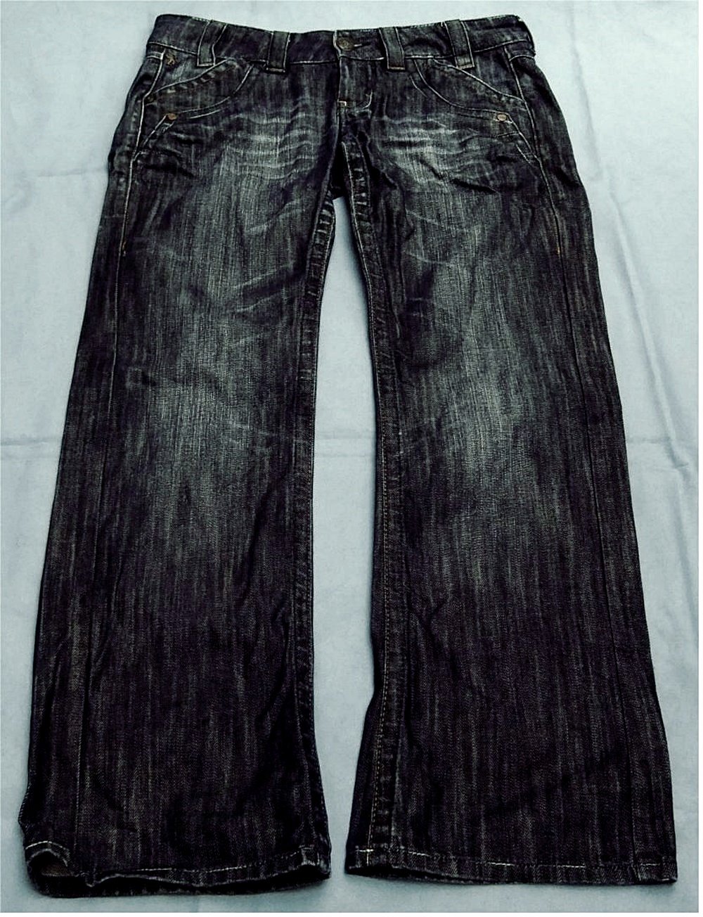 Dunkelblaue Denim-Jeans Hose CDC by Esprit - niedriger Bund - Gr. W 28 / L 31 - (entpricht ca. 36/38)