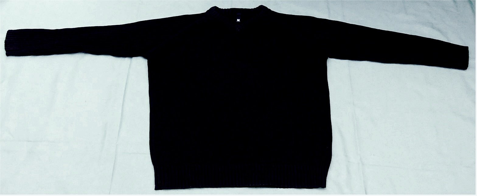 Damen-Pullover von H&M DIVIDED - schwarz - An den Armen gesteppt - Größe M