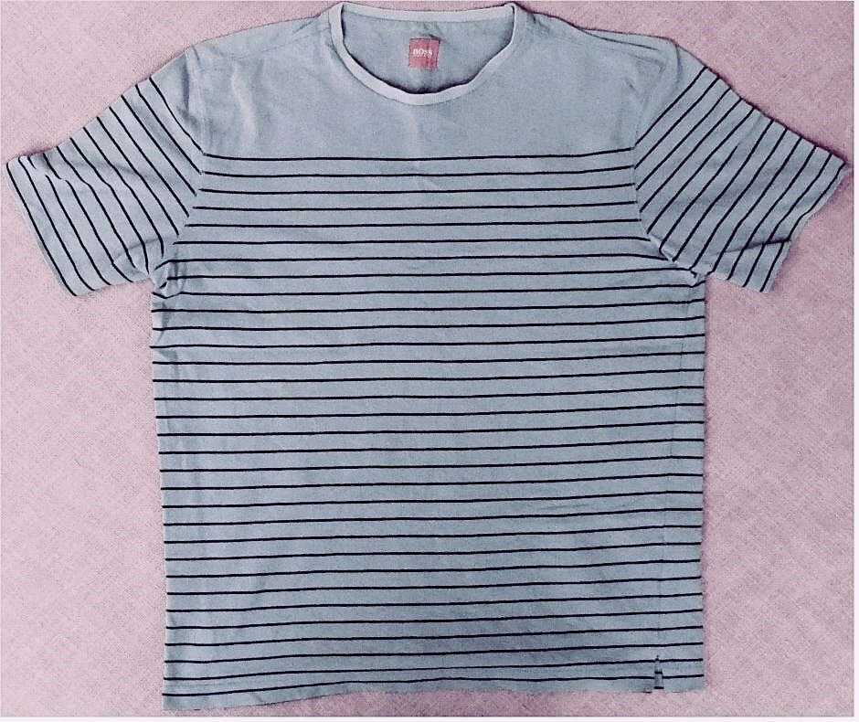 Hugo Boss Orange Label T-Shirt - Gr. M - blau - kurzarm