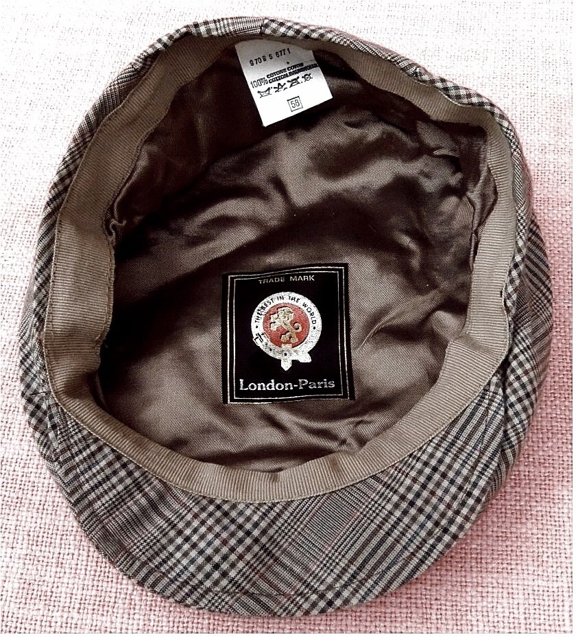 Trade Mark Herren-Schiebermütze - 100 % Baumwolle - 58 cm Innenbandabmessung