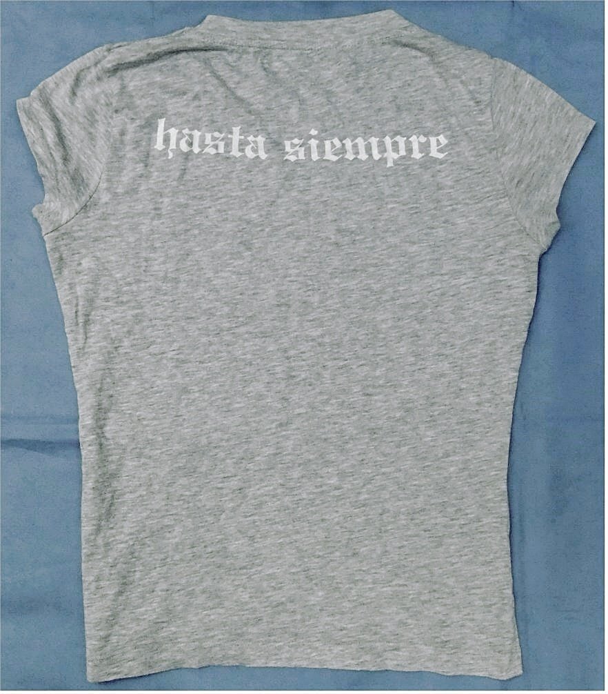 Ärmelloses T-Shirt von Jeans Vero Moda - Größe M - grau mit Muster und Aufschrift