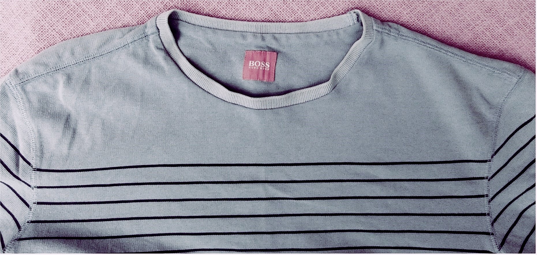 Hugo Boss Orange Label T-Shirt - Gr. M - blau - kurzarm