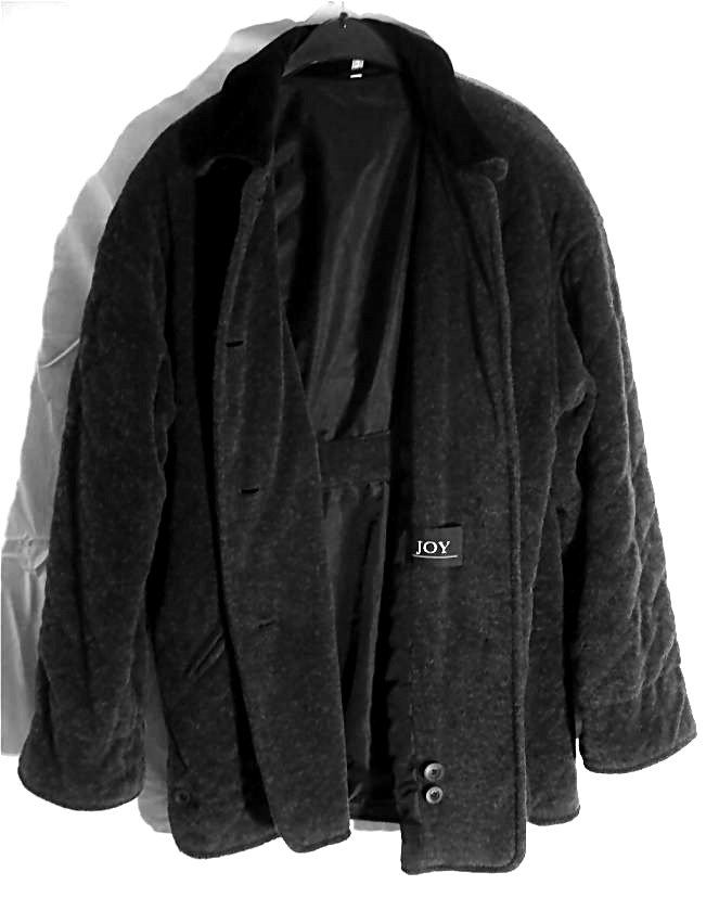 JOY Damenjacke - Größe 36 anthrazit - mit fein gestepptem Karomuster