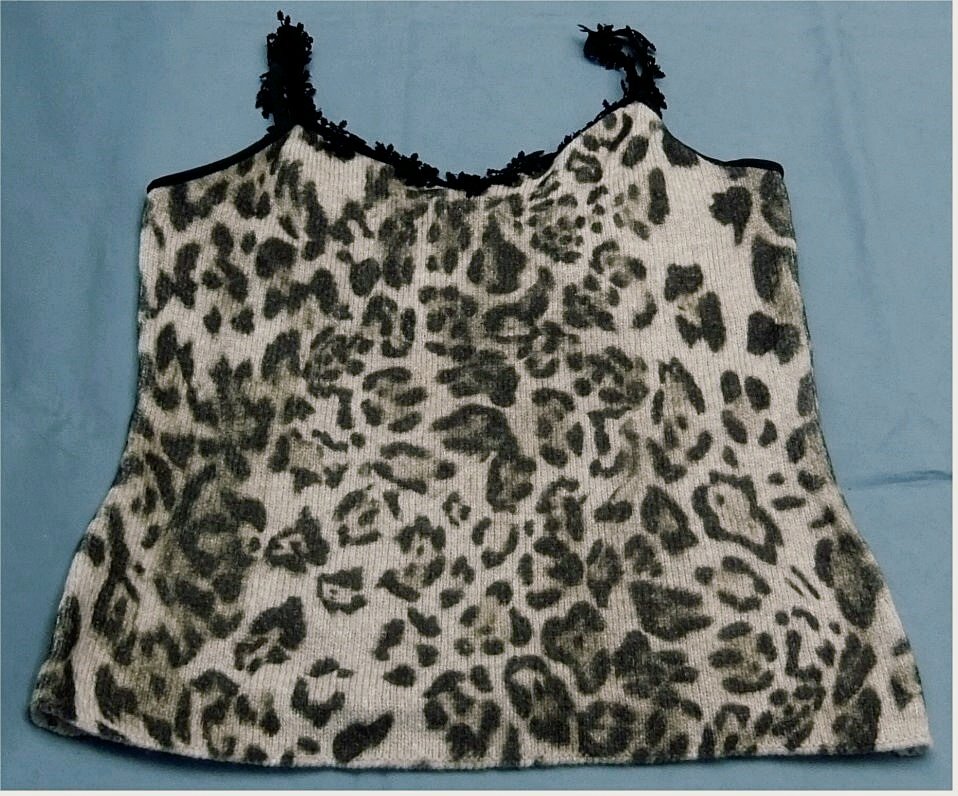 Marc Cain Top aus Wollmischung - in Safarifarbe und -muster , Größe N5