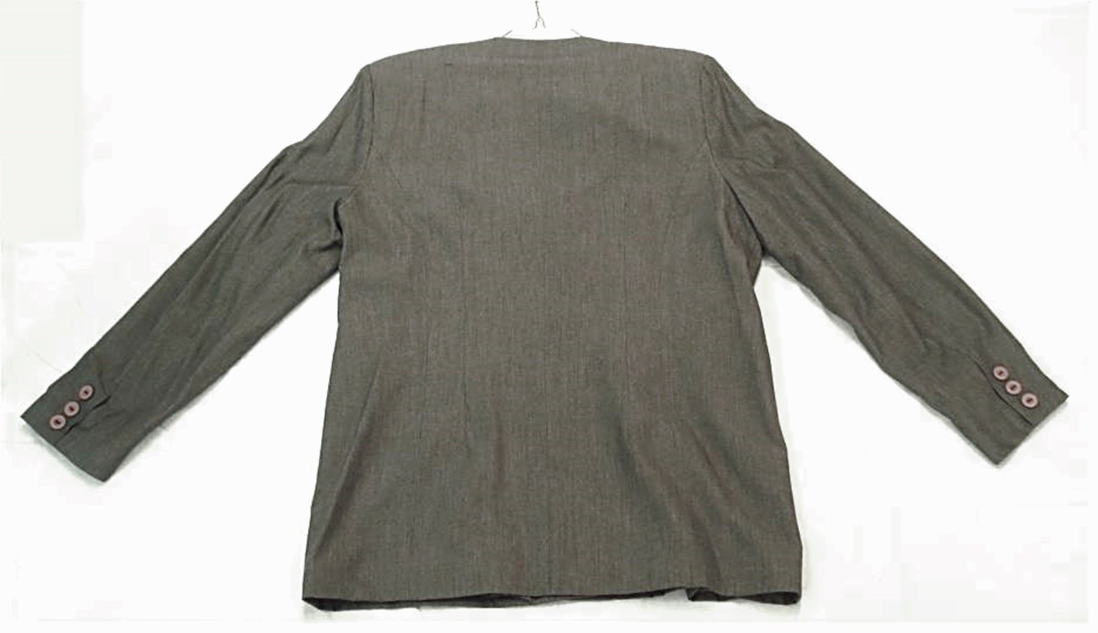 Damenjacke labella - Größe M - grünlichgrau - Mit Stickerei