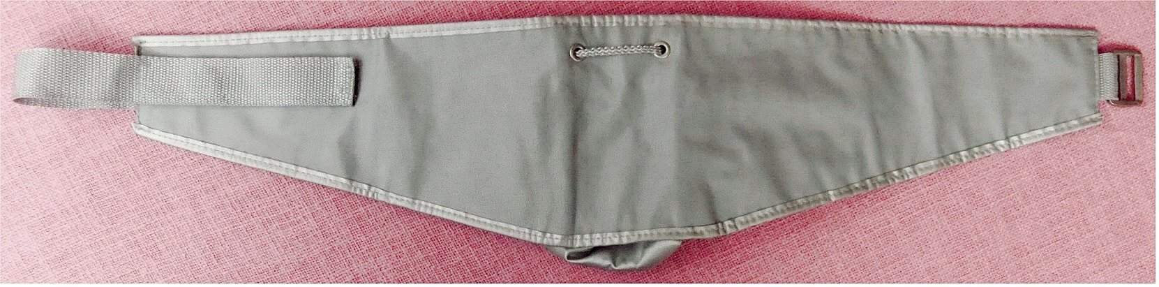 Taillentasche / Gürteltasche von Davidoff Cool Water - silbergrau - ca. 66 cm Länge