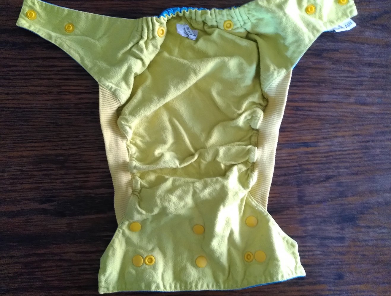 Außenwindel Windelmanufaktur Gr. 2 (9-19kg) blau gepunkteter Cord