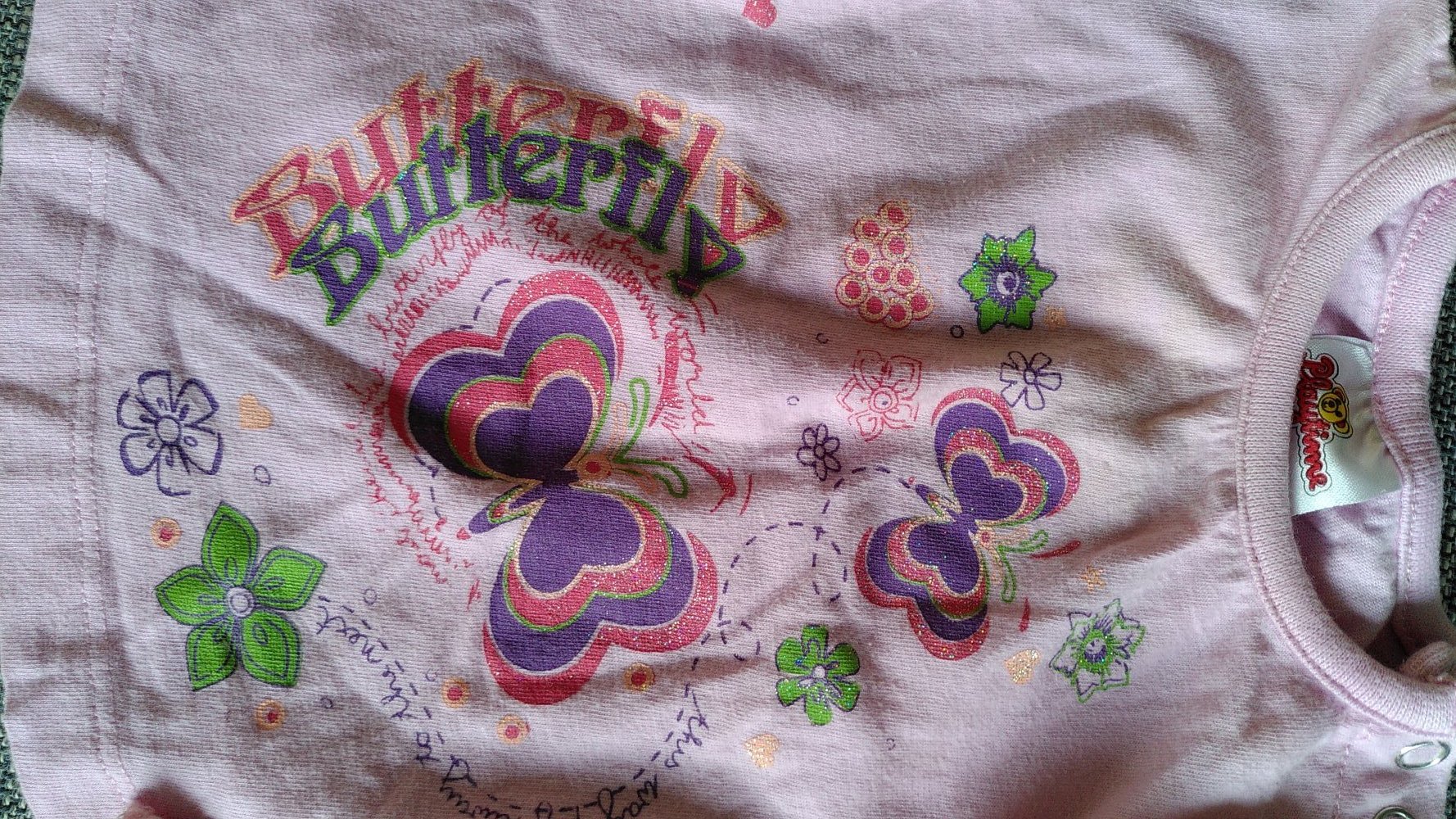 Schmetterlings-T-Shirts Gr. 62/68