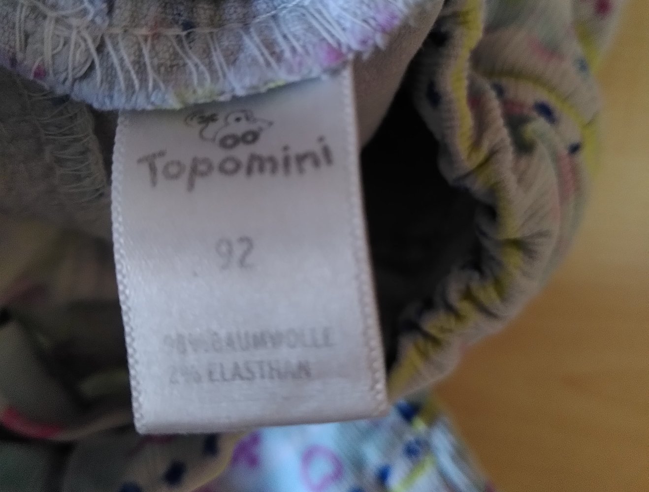 Feincord-Schlaghose Gr. 92